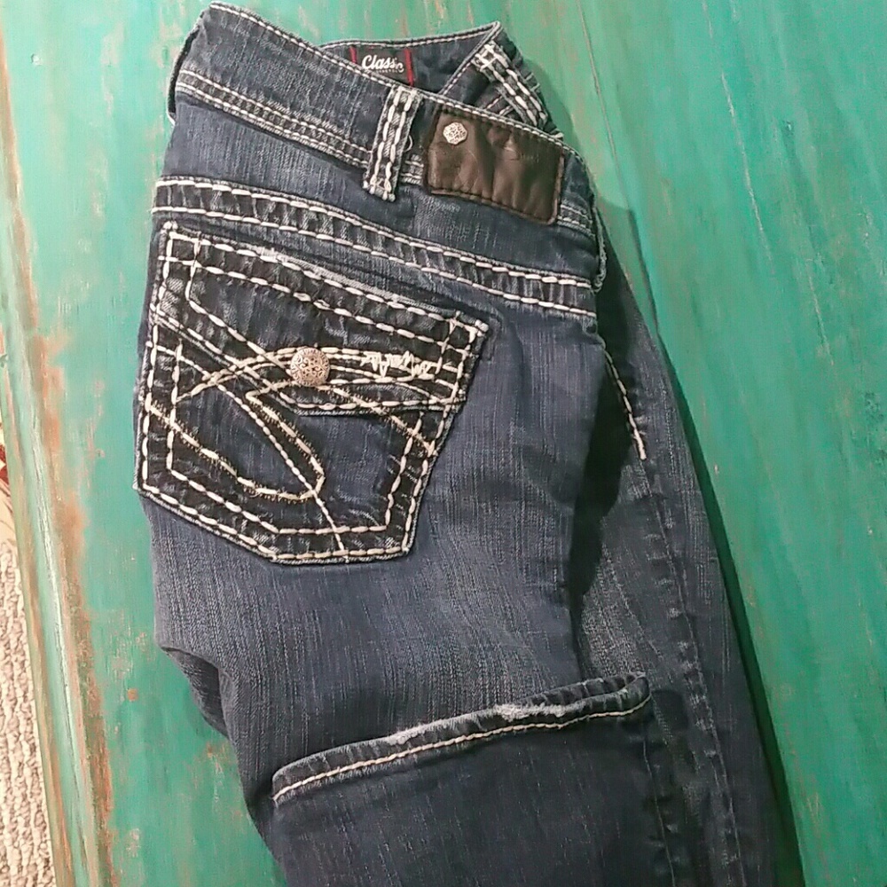 Silver jeans
